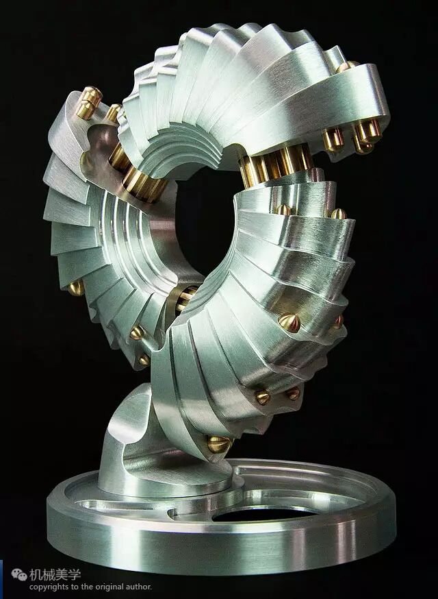 数控之美精准艺术来自数控机床的金属雕塑