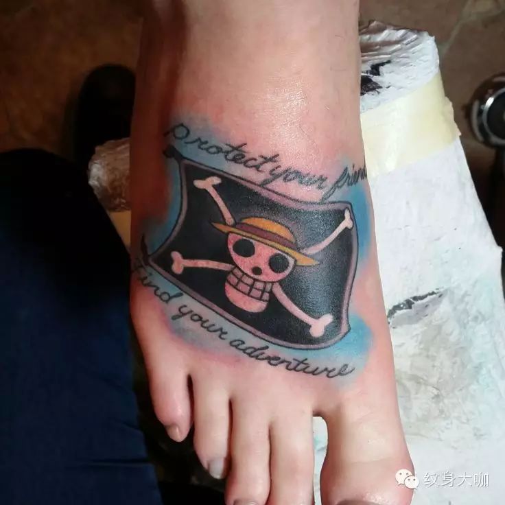 海贼王纹身手上图片