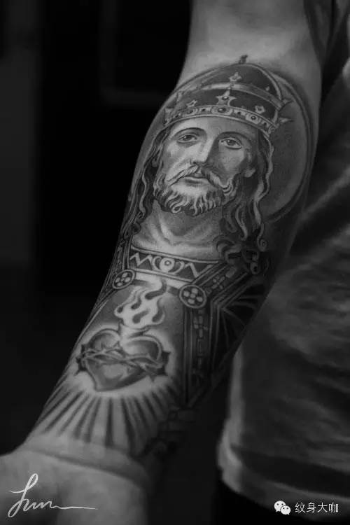 代表信仰的纹身图案图片