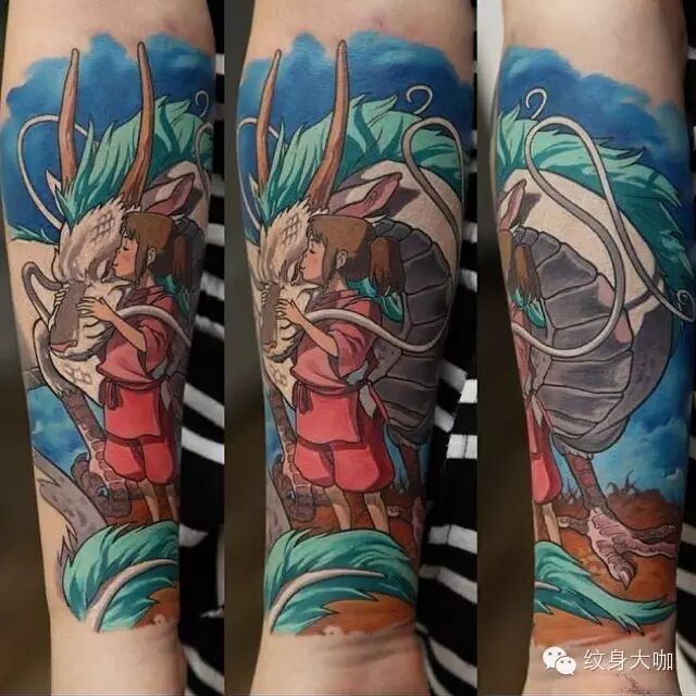 《千与千寻》忠实粉的tattoos _纹身百科 - 纹身大咖