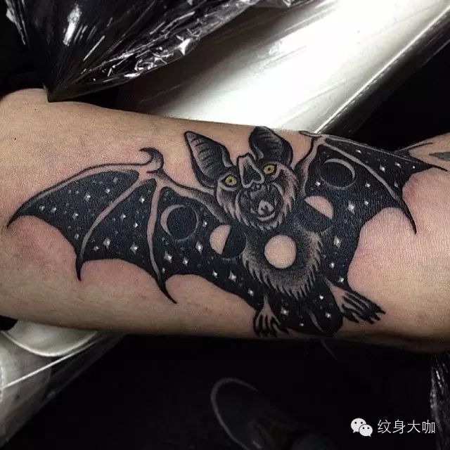 [纹身图案素材第197期] 蝙蝠