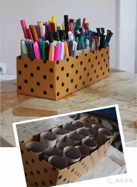 下面就赶紧教教大家如何将卷纸芯再利用,变废为宝吧! ▼1.