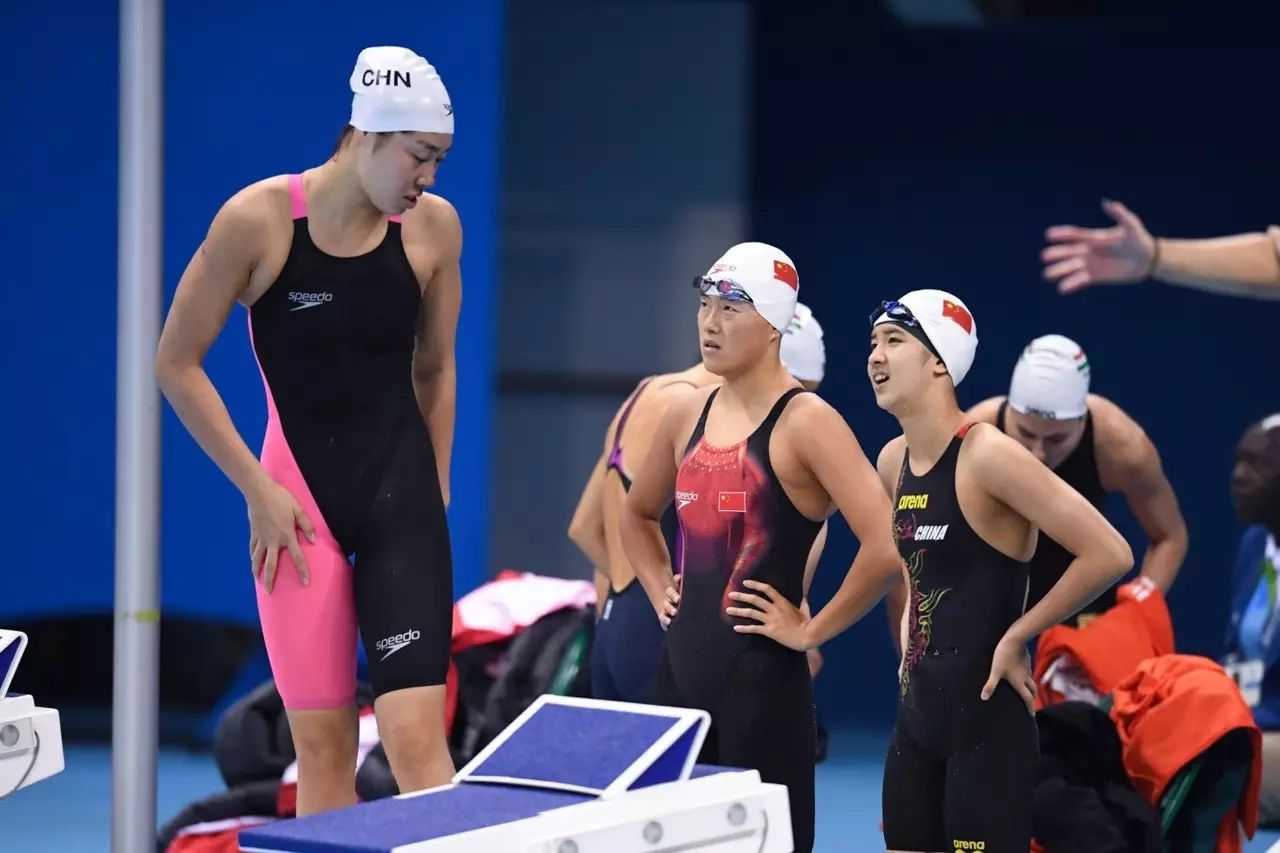 北京時間今天上午,在游泳女子4x200自由泳接力決賽中,由沈鐸,艾燻含