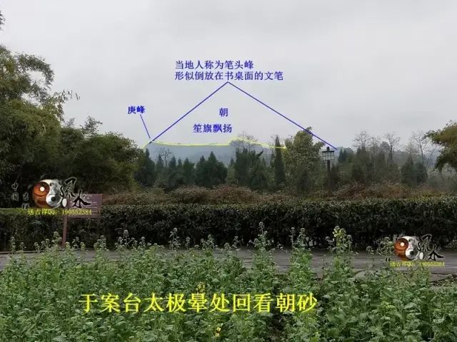 在来龙方位回看来龙之处，此龙身与其祖城佛手山发由同一山脉左侧龙身回旋之处为入首故居后方水绕，此为水绕玄武在故居后方看后托，后托有力在案台太极晕上方回看故居整体形局，可以看得到此局后靠有力，左右抱藏，明堂窝聚，前案端正平伏，形局藏风聚水气场融聚在案台上方太极晕处看朝案，整个朝案在此处可以看得到是一旗峰，迎风飘扬在明堂前方回看故居入地坪处前方看明堂及案朝，门前天心水鱼塘为月亮，案台为太阳，也有鱼塘为蚬池，案为台和纸张，前朝为笔在入口处回看左方明堂来水方在地坪入口处回看来龙方，以及青龙转案作虎砂在地坪入口处看故居中厅整体，屋后小山丘树林作后乐在大门处看中堂大门处回看左侧来水方位大门前看左侧厢房，此厢房为邓公父亲与继母居住的房子在大门前看右侧厢房，此厢房原为原始建造房在大门前回看右侧厢房，此处为原来其爷爷原来的居所，后来扩建后变成了现在的右厢房门前看前案及门前开心水聚在大门处回看前朝，朝案环抱，台上笔朝【故居整体理气布】入首为未坤龙来：