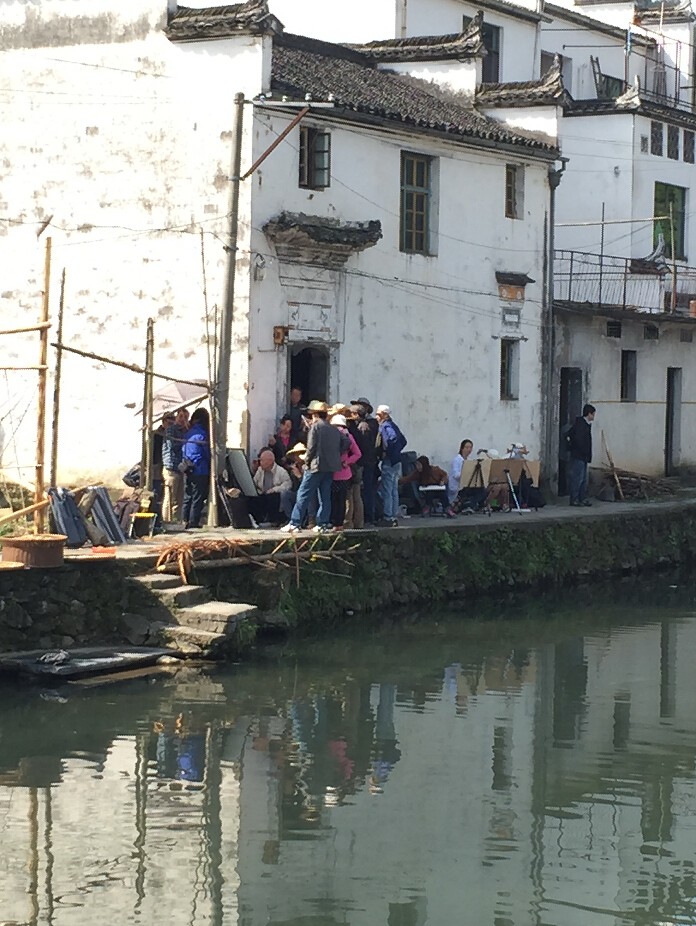 柯林胶中国最美乡村江西婺源采风写生