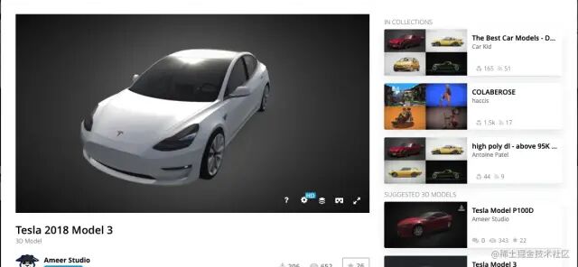 我用three.js造了自己的dreamCaru2014u2014u2014特斯拉- 程序员成长指北 微信公众 