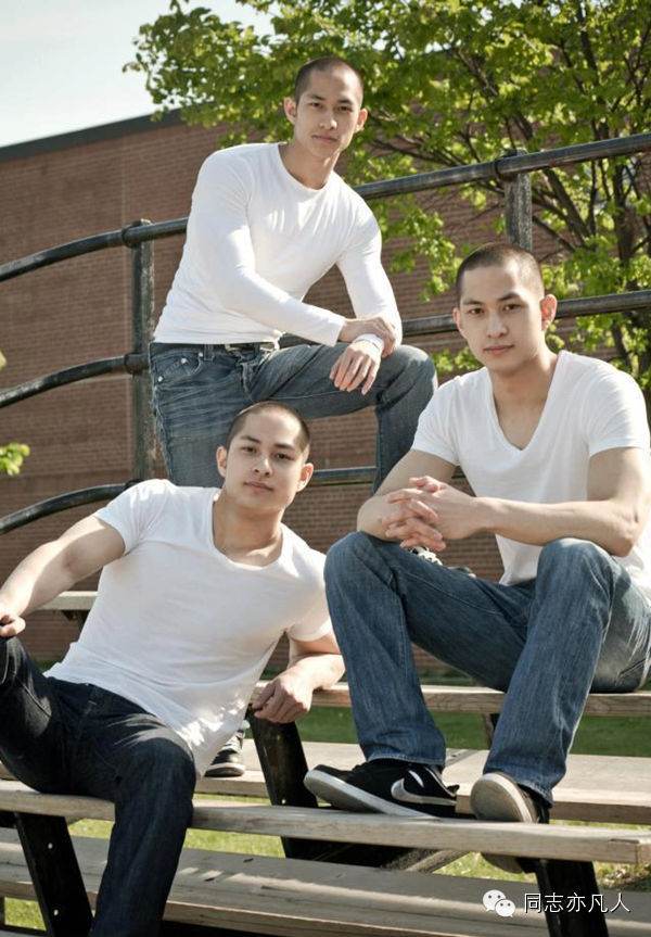 火爆中国gay圈的华裔肌肉三兄弟