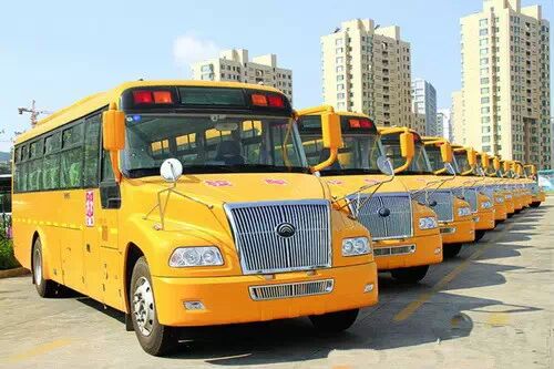 看到日本萌萌的校车!