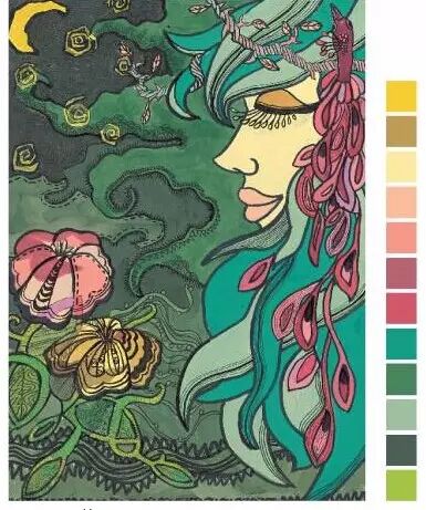 一大波创意趣味的色彩装饰画给你参考!