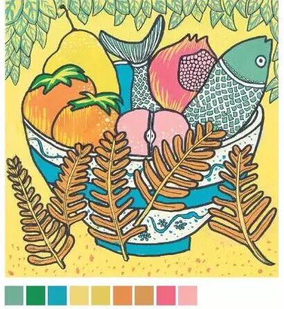 一大波创意趣味的色彩装饰画给你参考!