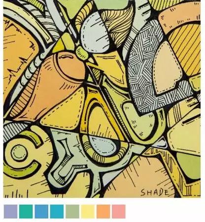 一大波创意趣味的色彩装饰画给你参考!