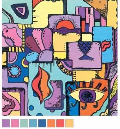 一大波创意趣味的色彩装饰画给你参考!