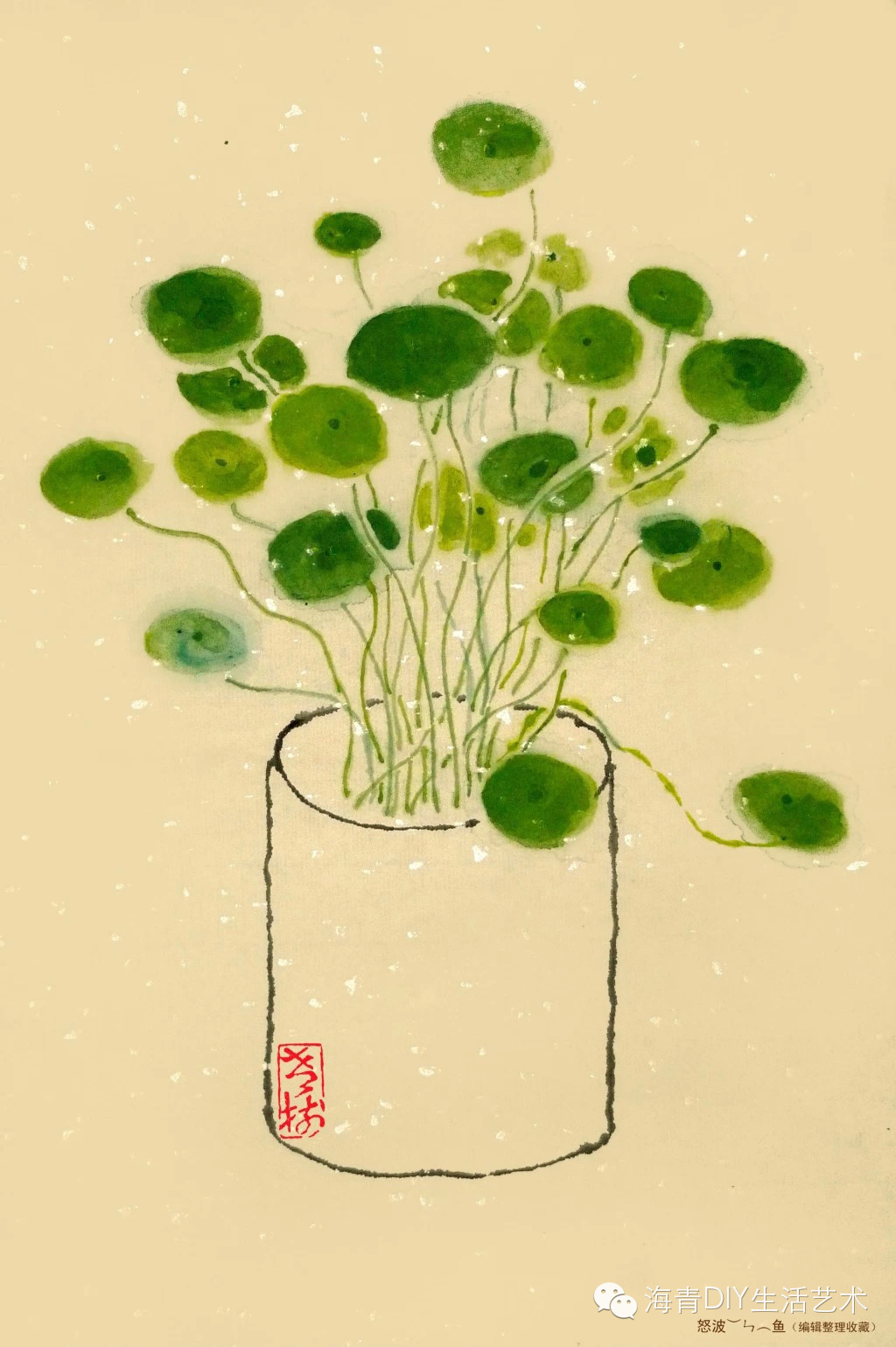 刘树勇老树绘画作品