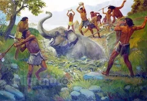 的目的其实是为了吃:从原始社会开始,像北京周边的山顶洞人,北京猿人