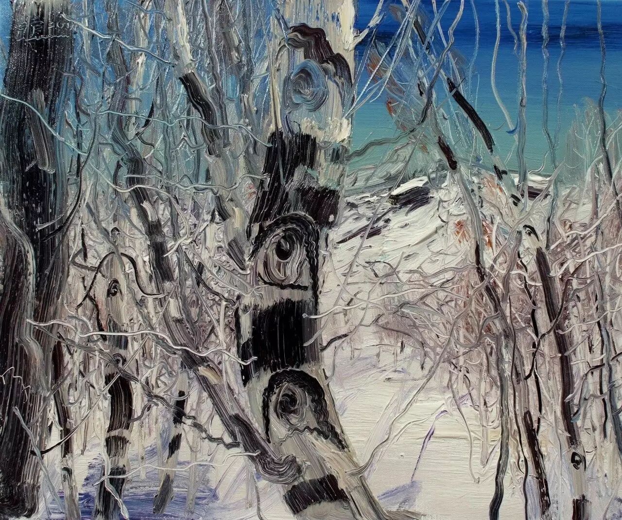 在中国独有的山水文化背景下,将写意的审美情趣揉入西方风景油画程式