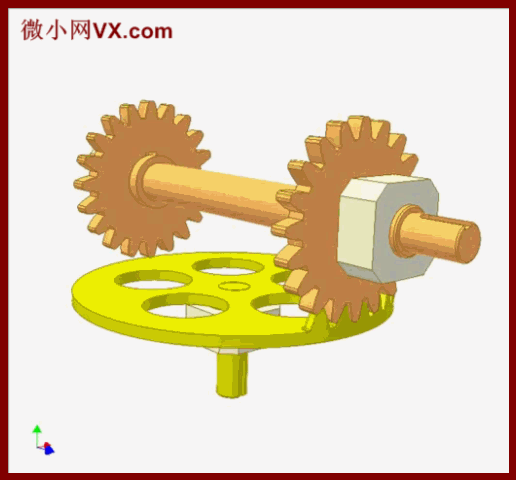 8.缺齿齿轮机构14(transmission with teeth-uncompleted gears)