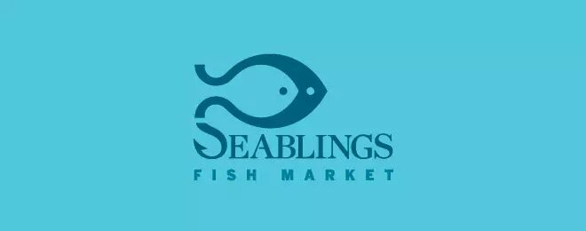 激发灵感的40条鱼-logo大师