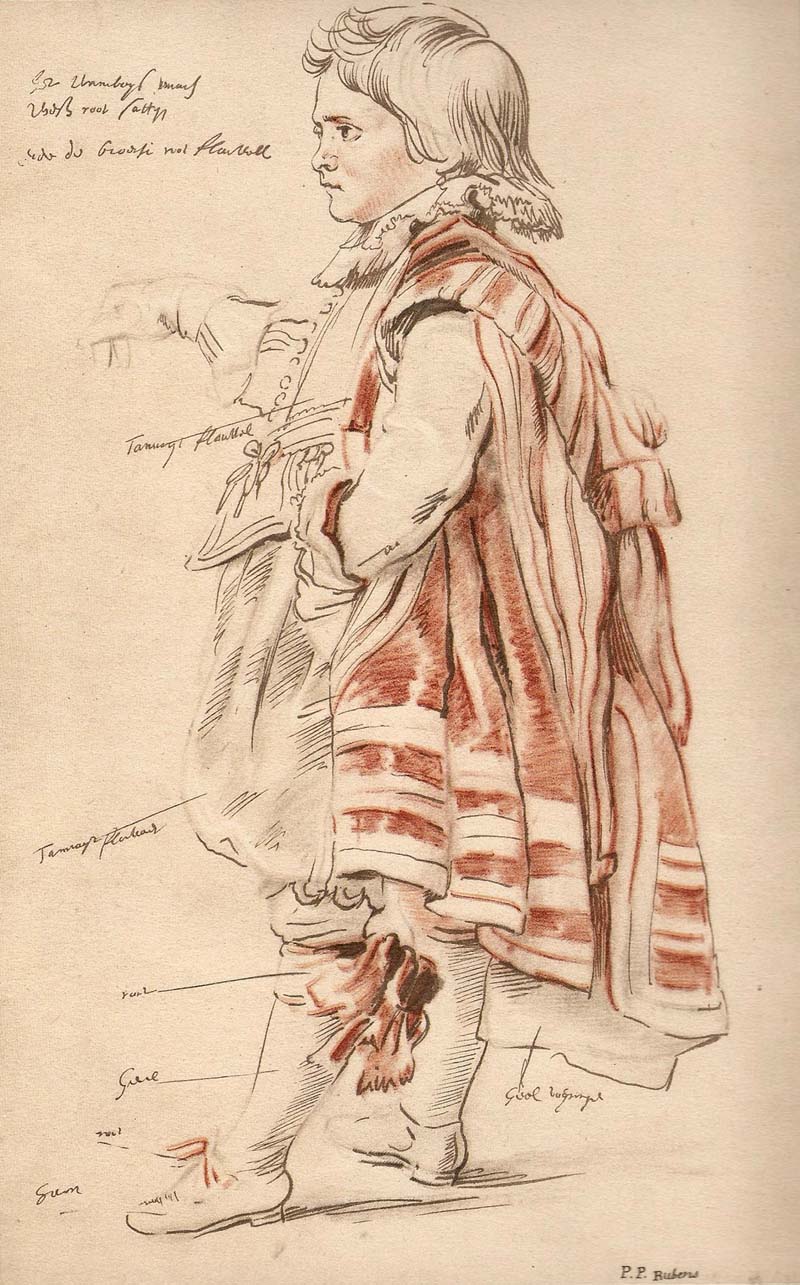 鲁本斯作品集4素描手稿