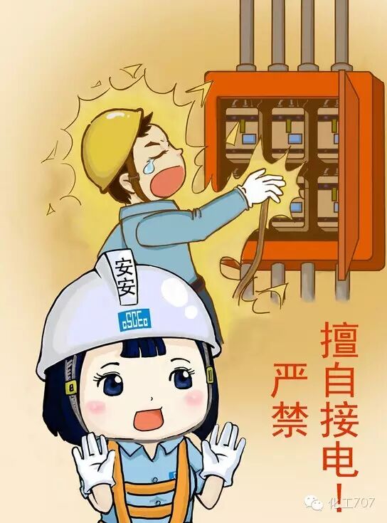 超全面安全施工漫画中英文对照