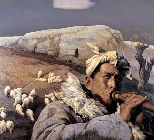 油画中的陕北人你有怎样的感受