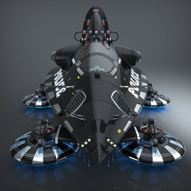 来自星星的高科技交通工具未来快来吧