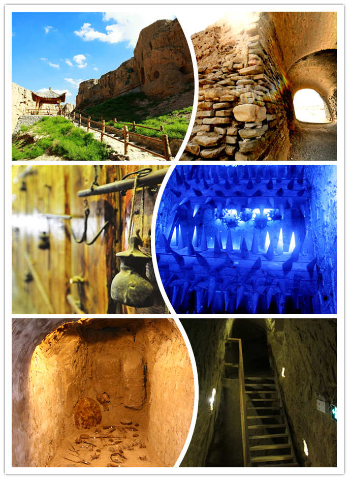 宁夏旅游景点水洞沟藏兵洞