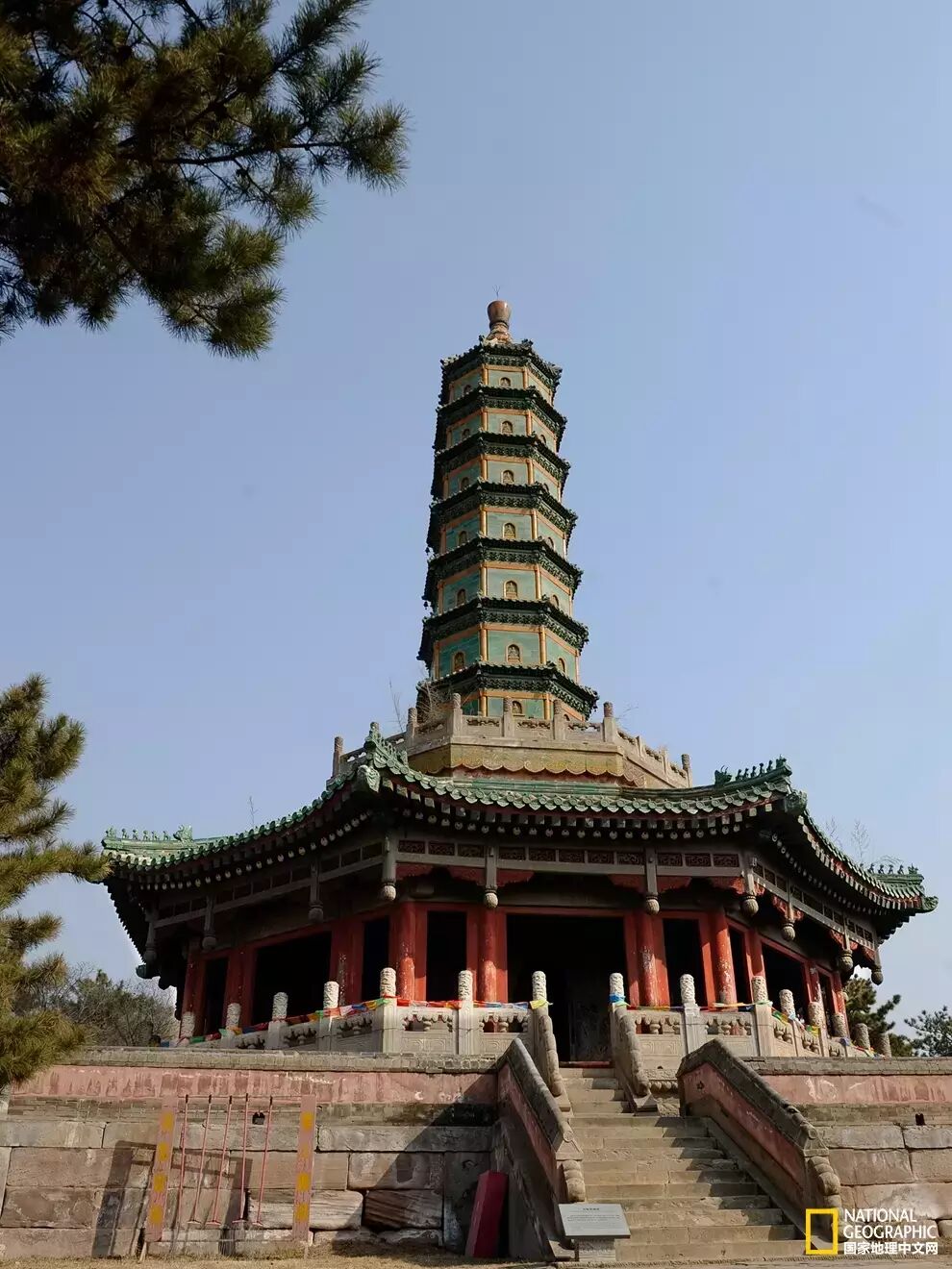 承德须弥福寿之庙琉璃塔