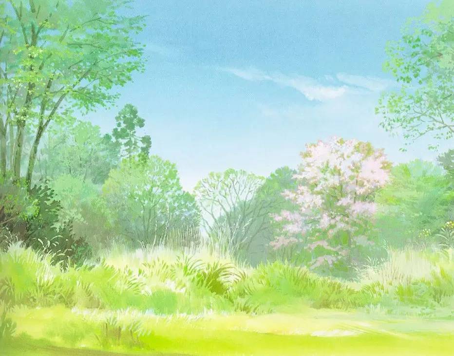 美图宫崎骏动漫里的唯美夏天原来都是他画的