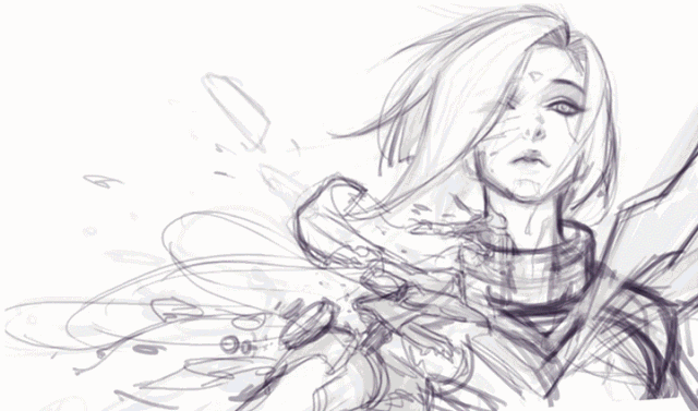 riotgames英雄联盟高级画师lt潘诚伟gt作品剑姬步骤干货分享