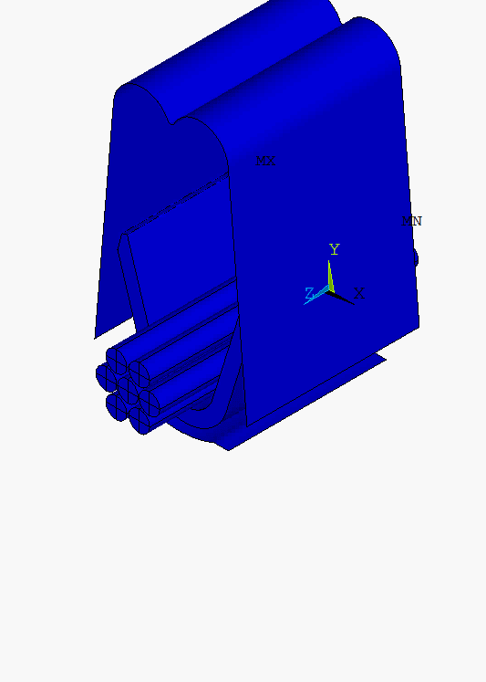 【ANSYS】導線壓接分析（使用通用接觸）的圖4