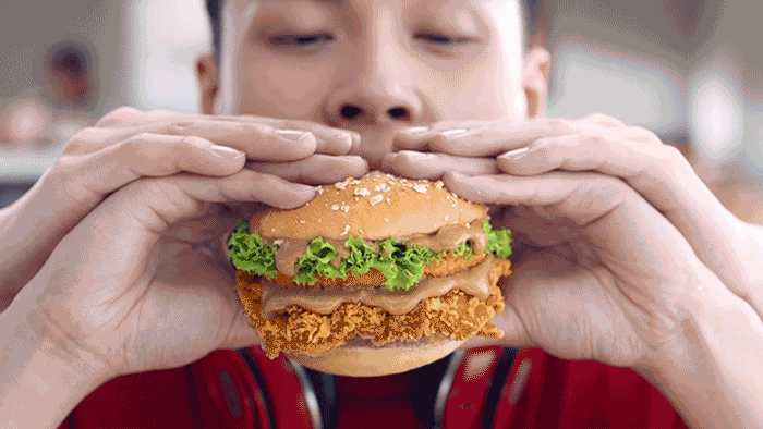 肯德基花生霸王双层堡重磅回归堡你有好事花生