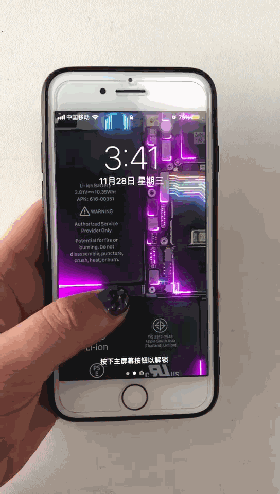 每日一技 教你设置抖音超火的iphone电流锁屏动态壁纸 果粉每日推送 微信公众号文章阅读 Wemp