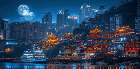 今天，将这首《山河一程》献给祖国！