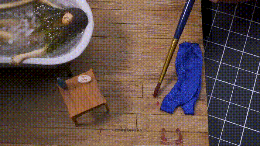 浴室惊魂：油管博主用3D打印逼真再现恐惧妄想场景的图13