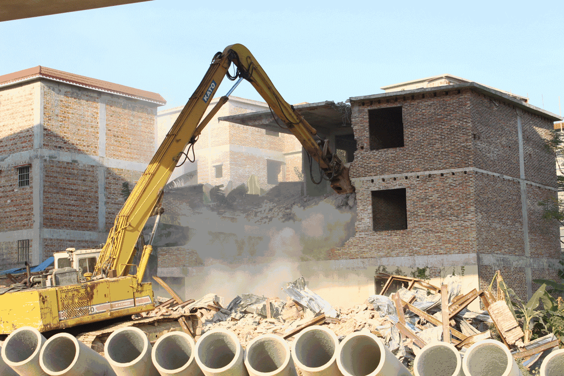 鼎湖拆除违法用地,违法建筑总数超11万平方米!--肇房网