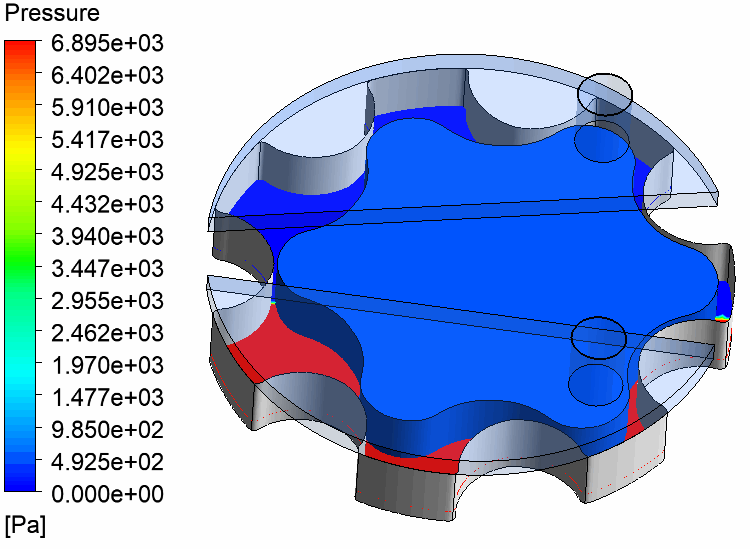 CFX案例｜利用浸没实体方法模拟齿轮泵的图29