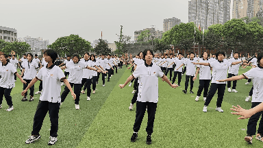 回看绵中校运会爱了爱了这就是青春的模样