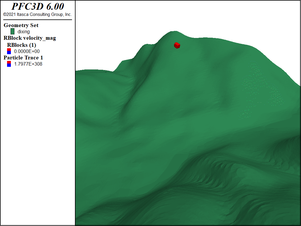 【PFC6.0】三维真实边坡落石轨迹追踪的图10