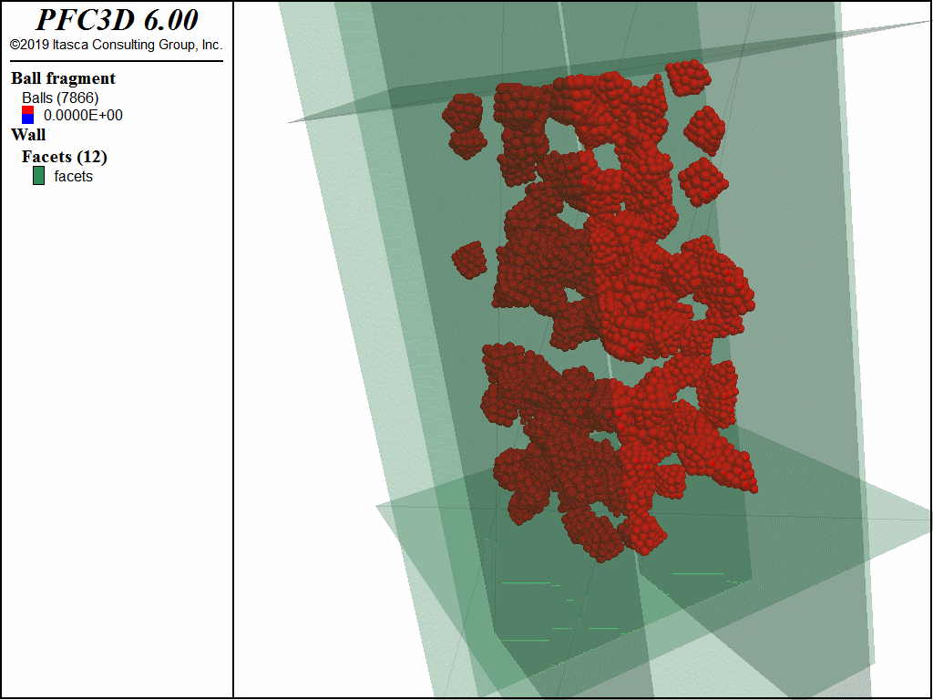 【PFC6.0】三维Cluster碎石三轴模拟的图16