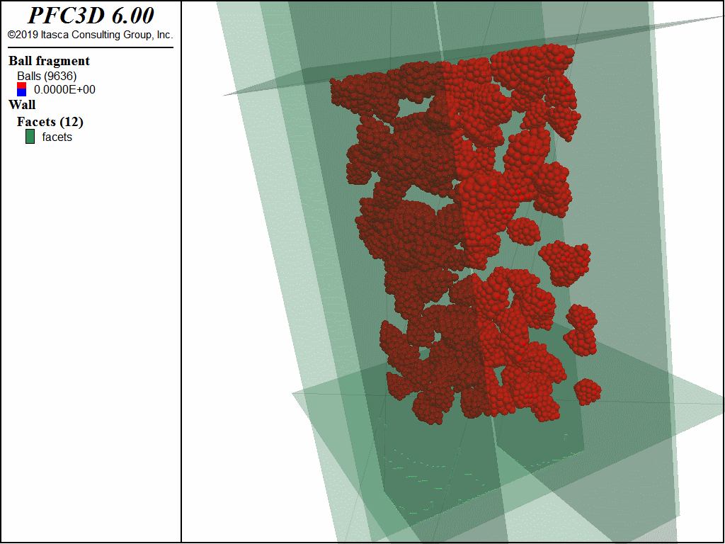 【PFC6.0】三维Cluster碎石三轴模拟的图15