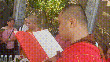 金钟阁禅寺恭迎韦陀菩萨圣诞——迎请韦陀菩萨圣相