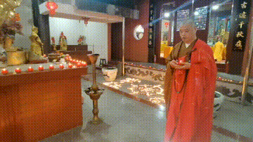 金钟阁禅寺恭迎韦陀菩萨圣诞——迎请韦陀菩萨圣相