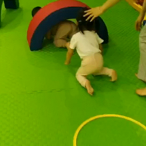 器械区有什么器械【详解】大滑板、羊角球、蹦床......这些感统器械到底什么用处？_https://www.jmylbn.com_新闻资讯_第5张