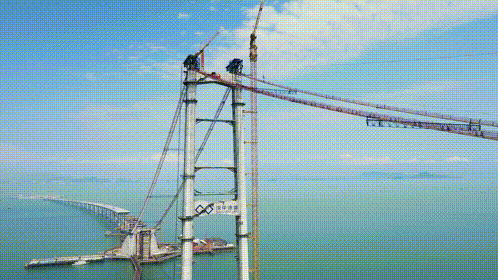 【5/23更新】壮观！海中最高猫道来了，那您知道啥是猫道吗？的图5