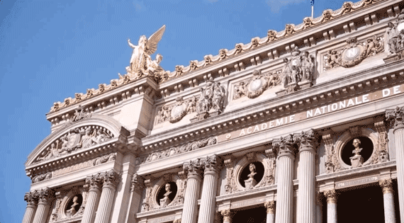 巴黎歌剧院的雕梁画栋遇上盖娅传说的飞针走线，原来美可以穿越时间和空间和你在巴黎相遇！