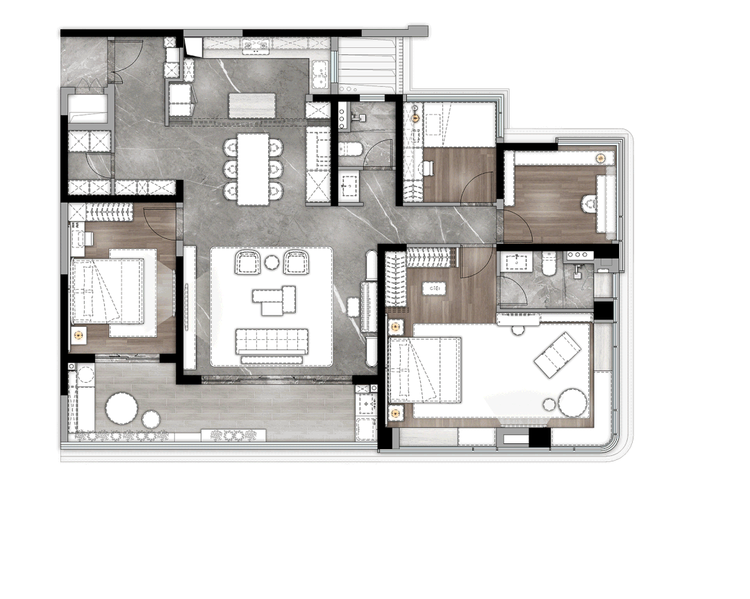海珠中海观雲府总价550万买三房？