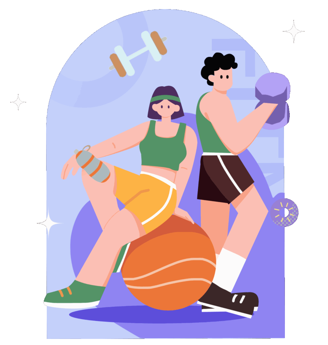 全民健身日我们一起动起来