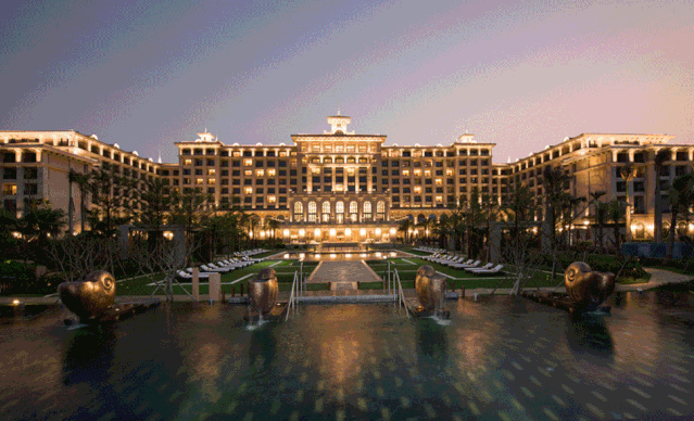 海口鲁能希尔顿酒店在这座安静闲逸的酒店里,33台通力minispace03小