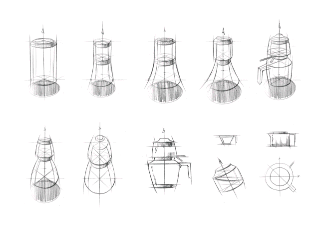 圆柱体类产品如何做好手绘造型？的图8