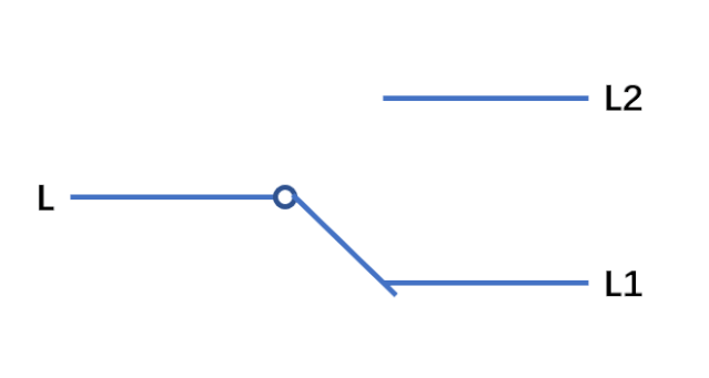 电灯开关上有L，L1和L2，怎么接电线？的图3
